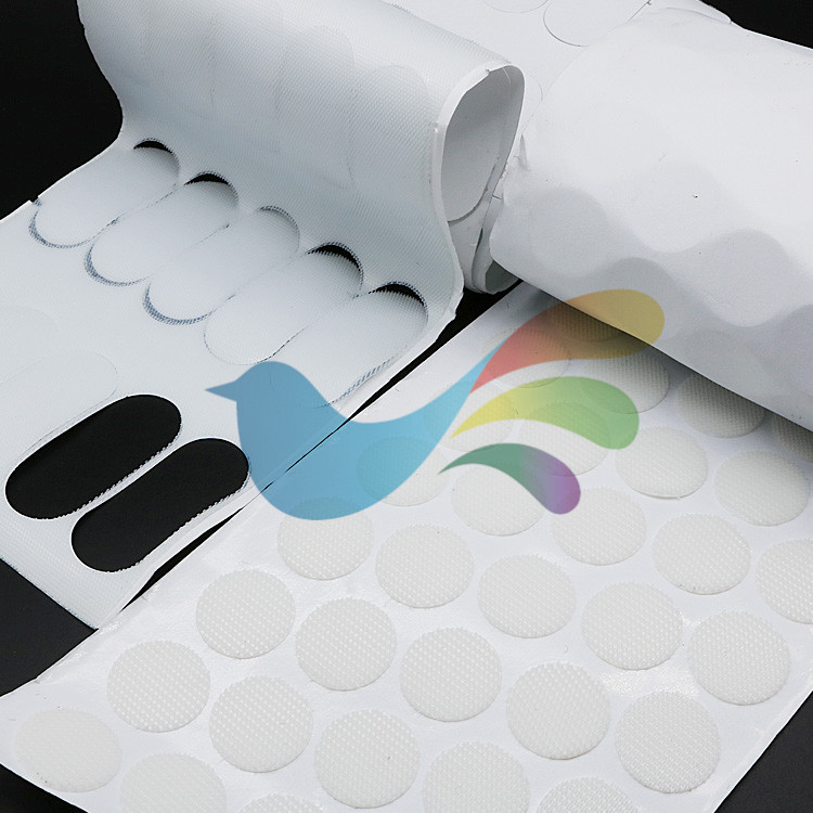 厂家销售婴儿围嘴魔术贴 透明柔软带胶射出勾配起毛布 医疗固定贴