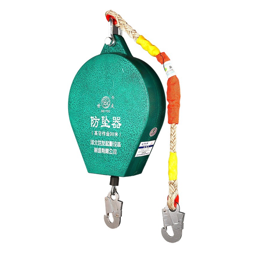 Dispositivo Anticaídas de Velocidad Diferencial para Alturas, 5m/10m, para Grúas Torre Industriales de Uso Pesado, Dispositivo Autoblocante y de Autocomando para Trabajos en Altura