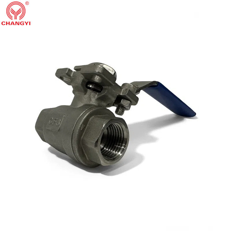 304 316 两片式高平台螺纹球阀