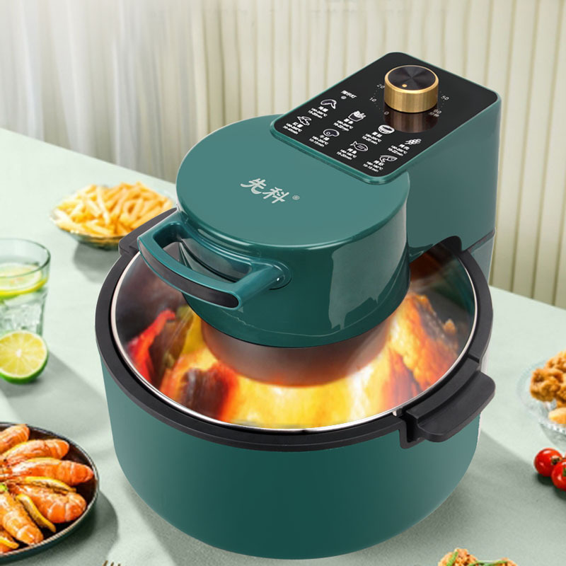 Xianke Visual Air Fryer Household New Intelligent Multi-function Large Capacity Automatic Electric Oven