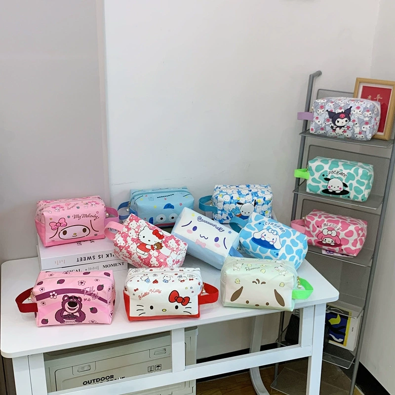 Корейская версия косметички ins милая Санрио большая емкость сумка для хранения Мелоди