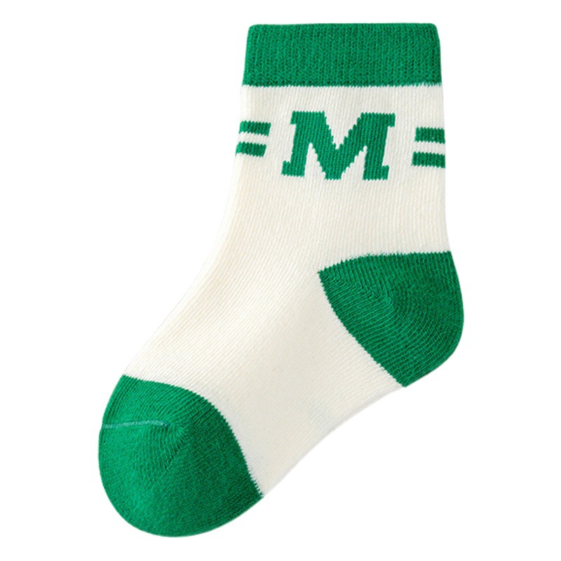 Calcetines para niños de nuevo estilo, dibujos animados de tubo medio, niño de clase A, niña, bebé, primavera y otoño, calcetines para niños grandes de otoño
