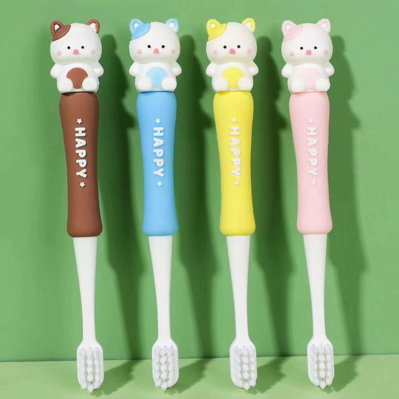 Children's toothbrush cartoon soft fine hair small head tooth protection 3-12 years old children baby clean oral manufacturers in stock wholesale
