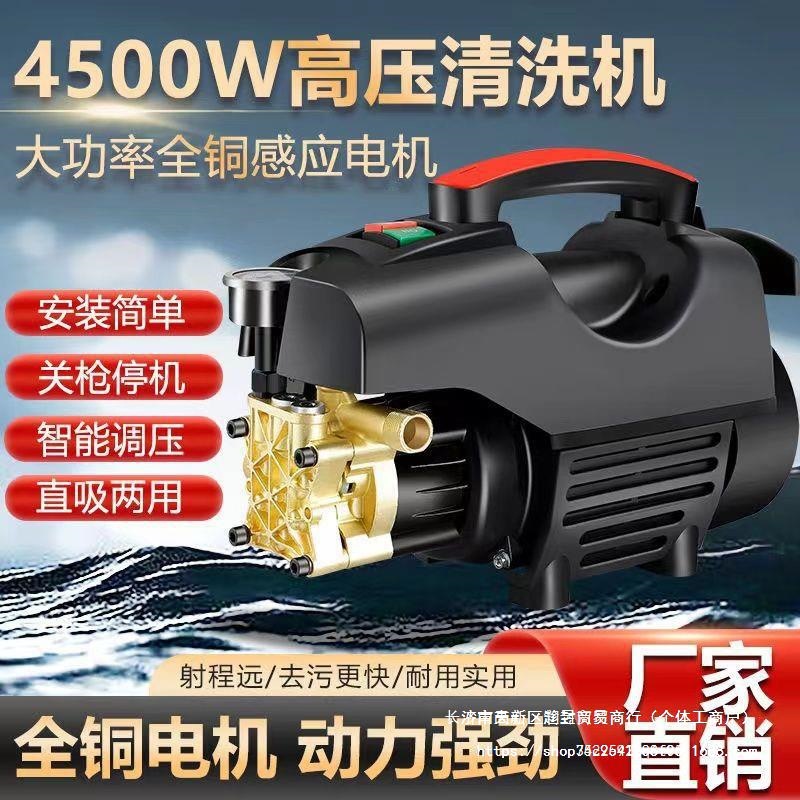 洗车高压水枪手提式高压清洗机家用全套便携式车用水泵清洗机其他