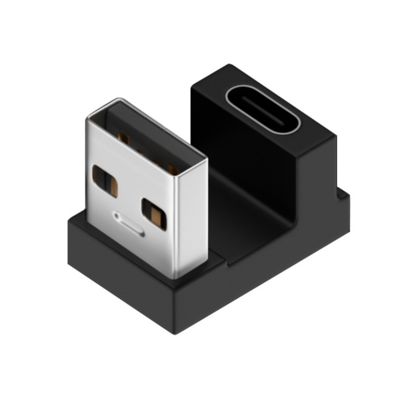 Usbotgアダプタtypec usb携帯電話充電変換器ノートパソコンusbメモリ90度エルボu型|undefined