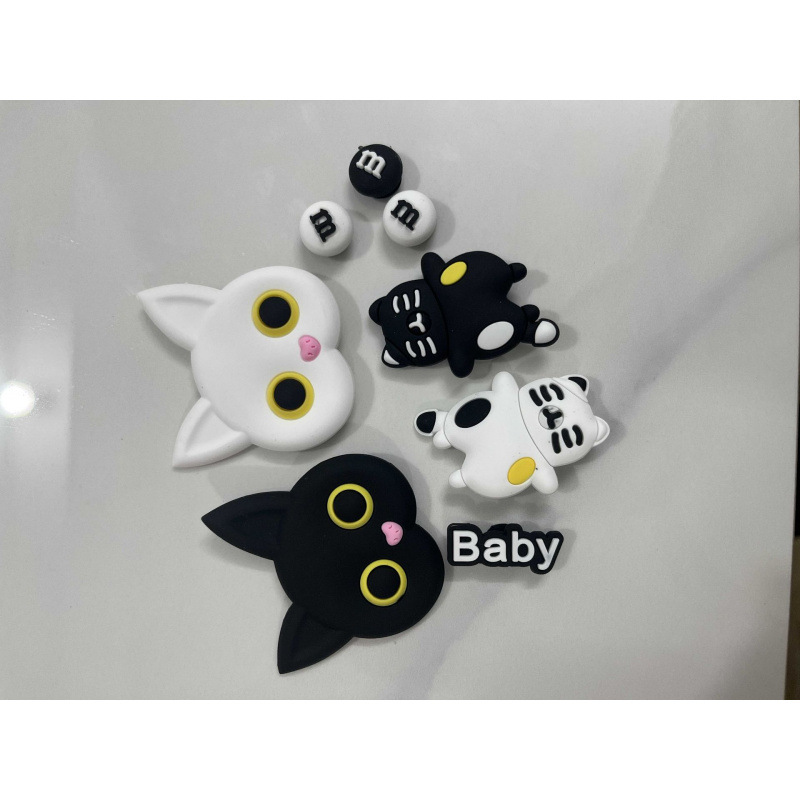 Hoyo Hoyo accesorios de zapatos lindos dibujos animados DIY botones de zapatos floral botones de zapatos accesorios botones de botones accesorios botones de PVC botones de zapatos