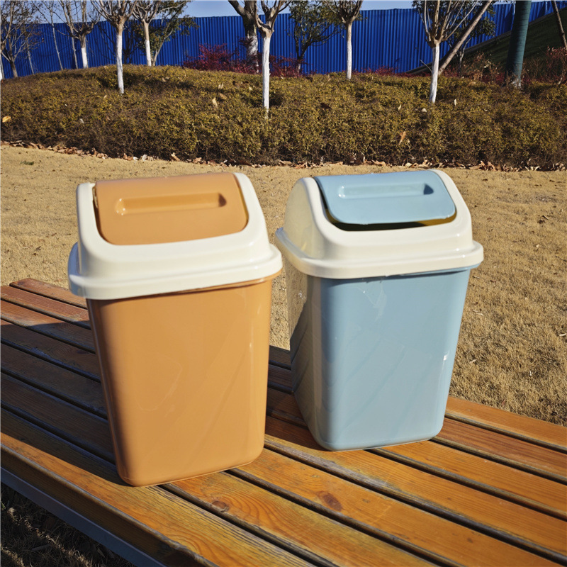 Plastic Trash Can for Home Living Room with Lid Swing Sanitary Bucket Home with Lid Kitchen Bathroom Deodorant Paper Basket Plastic Trash Can for Home Living Room with Lid Swing Sanitary Bucket Home with Lid Kitchen Bathroom Deodorant Paper Basket