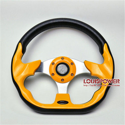 13 pulgadas de automóviles de modificación de automóviles CoolPie Steering Wheel Racing Blade semicircular 14 pulgadas Beidou Otto
