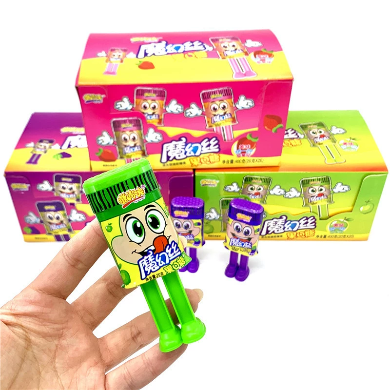 Оптовая Продажа с фабрики интернет знаменитости мусс конфеты фруктовый сок мягкие конфеты детская еда для отдыха леденец закуска чистая красная Волшебная шелковая Конфета