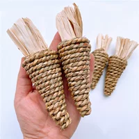 Молярная водяная трава Редька хомяк кролик Тоторо Коренная игрушка коренной редис попугай укус коренных зубов солома вязаная редька