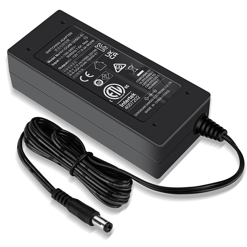デスクトップ12V5A電源アダプタ60Wに中米欧日韓認証ディスプレイ監視電源アダプタがあります。|undefined