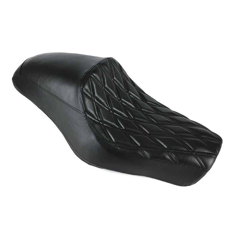 Suitable for Harley Xl883 X48 1200 Modified One-Piece Hump Cushion Double Front and Rear Integrated Thickeneded Seat Cushion
