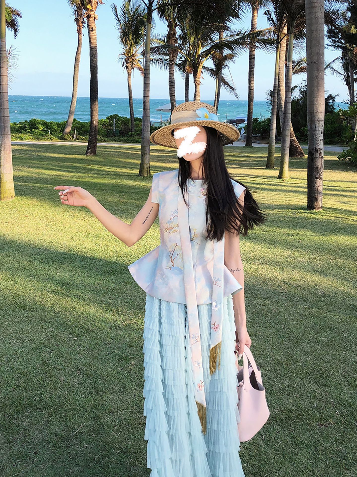 Áo gile không tay thêu họa tiết phong cách Trung Hoa mùa hè cao cấp — Trang chủ chi tiết 3