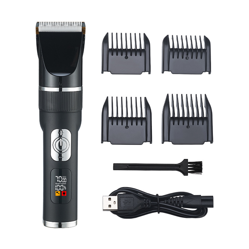 Nuevo cortador de pelo eléctrico transfronterizo USB carga 4 velocidad ajuste de lavado de cuerpo completo afeitador cortador de pelo doméstico