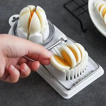 不锈钢切蛋器二合一鸡蛋切片器切瓣单头切割多功能松花蛋切蛋神器