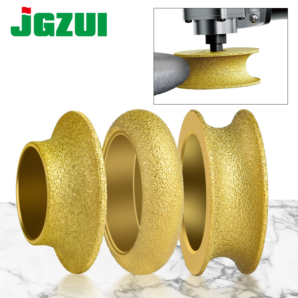 钎焊石材磨边轮金刚石磨轮瓷砖大理石开槽花岗岩开槽磨边圆边