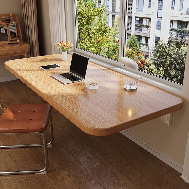 Wall-mounted folding table, foldable desk, wall-mounted study table, balcony wall-mounted floating computer table Wall-mounted folding table, foldable desk, wall-mounted study table, balcony wall-mounted floating computer table