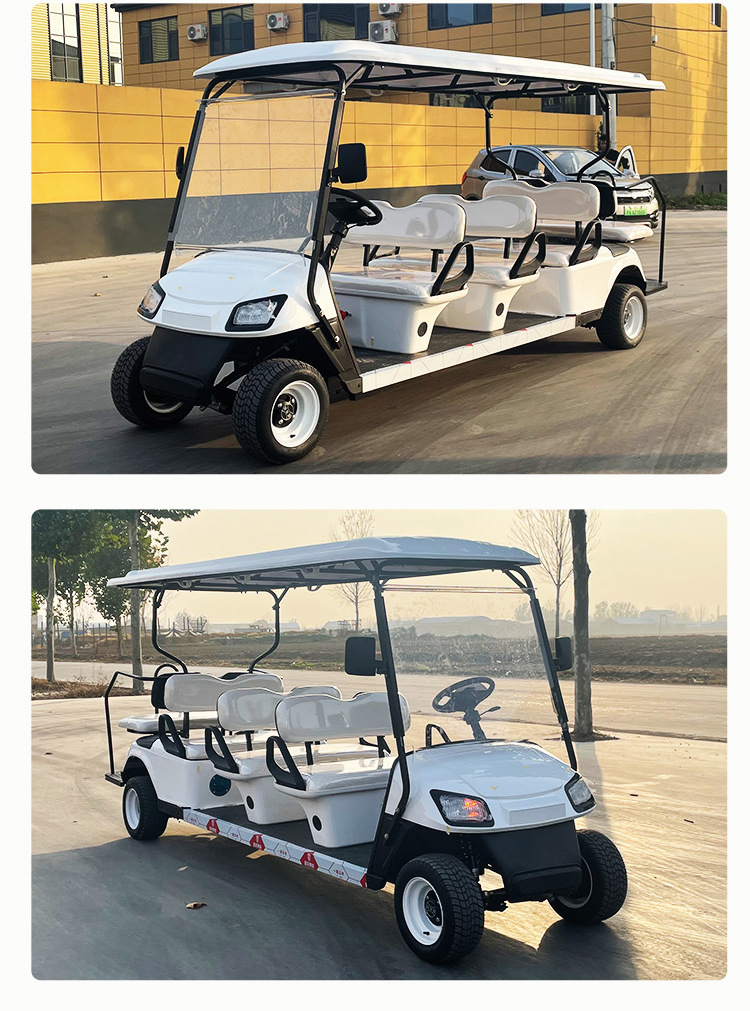 8-seat electric sightseeing bus Homestay Hotel Resort Scenic Area Tourist Shuttle Car Shuttle Convertible Golf Cart