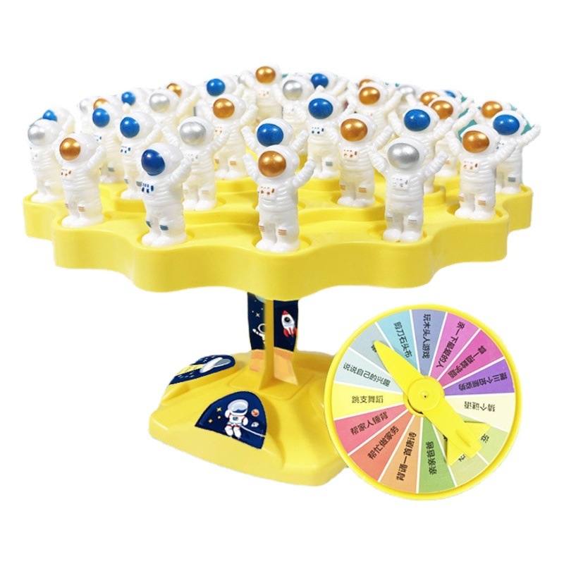 Jenga ocio padre-hijo escritorio interactivo batalla Equilibrio astronauta juego de mesa educativo para niños espacio árbol de equilibrio