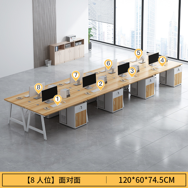 Ocho asientos ecológico nuevo nogal ligero 120