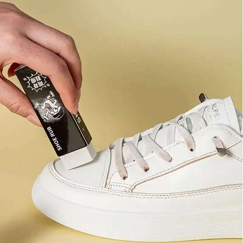 Personal Deer Hide Eraser, Sneaker-Specific Shoe Brush, Leather Shoes Refurbishing, Cleaning & Care, Shoe-Safe Stain Remover