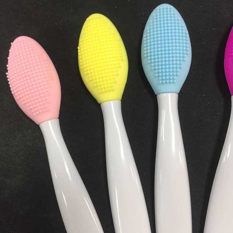 Beauty Makeup Tools Blackhead Brush Double-Sided Soft Silicone Nose Washing Brush Cleansing Brush Blackhead Nose Wax Pet Washing Toothbrush