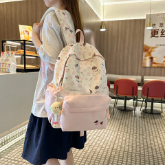 見栄えの良い夏の新しいスタイルの森スタイルの新鮮で甘い女の子の小さなバックパック日本のかわいい中学生のバックパック