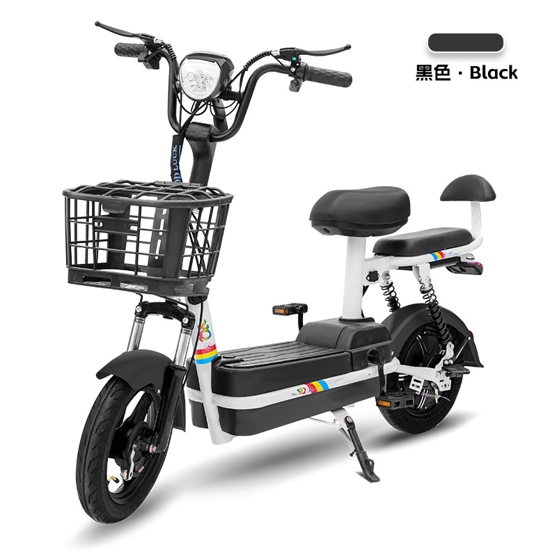 Venta al por mayor transfronteriza pequeña bicicleta eléctrica fantasma bicicleta eléctrica de dos ruedas fabricante de origen de comercio exterior nuevo coche de batería conveniente