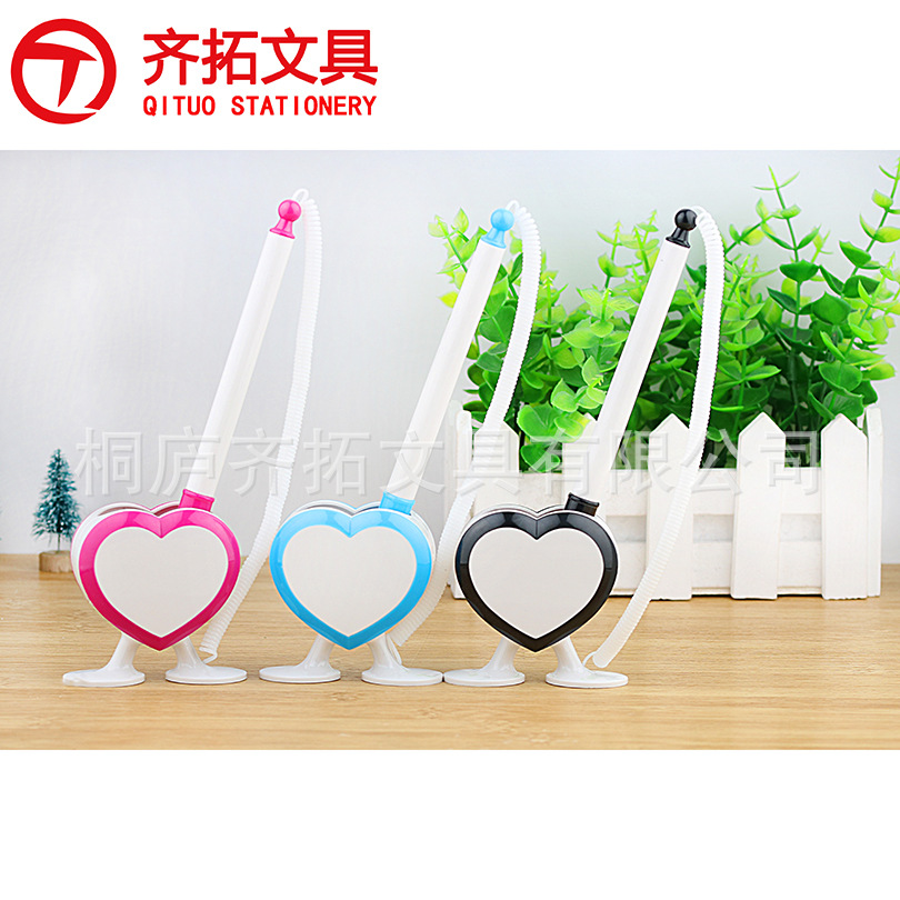 Supply hotel office desktop self-adhesive neutral pen counter hotel water pen bank fixed desktop sign pen