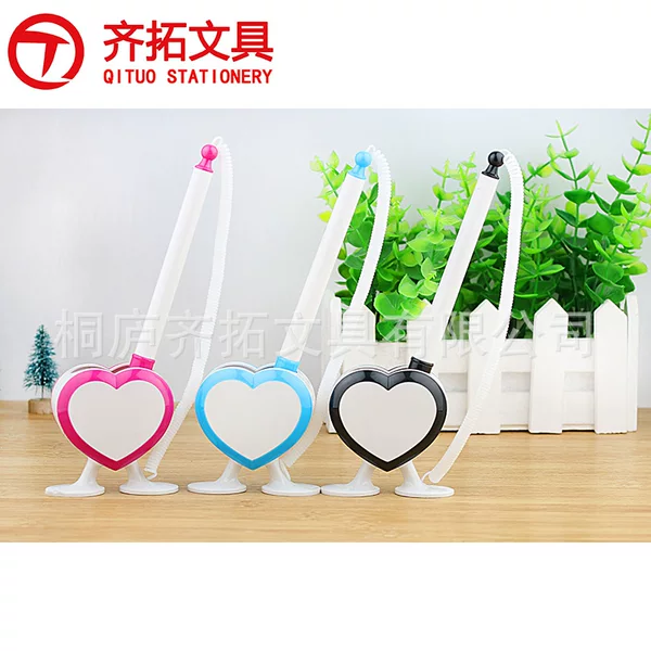 Supply hotel office desktop self-adhesive neutral pen counter hotel water pen bank fixed desktop sign pen