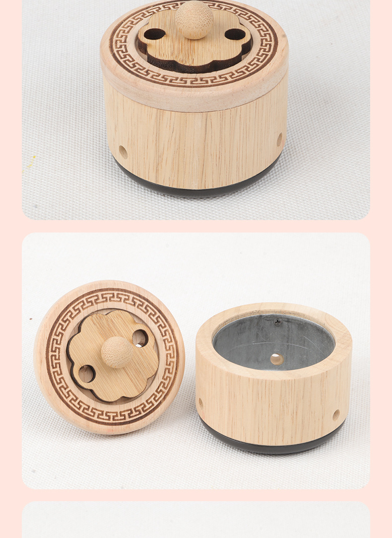 Bian Stone Moxibustion Jar and Box Set Facial and Abdominal Warm Moxa Device with 54 Moxa Cones and 30 Golden Beans in use