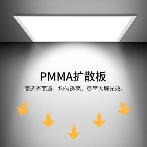 NVC Lighting LED Grille Ceiling Panel 600x600 Office Integrated Suspension Plane Light Mineral Fiber Board Gypsum Board