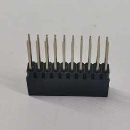 2.54 双排 直插 2*20P PC104  针长12.2 塑高8.5加塑2.5 镀金排母