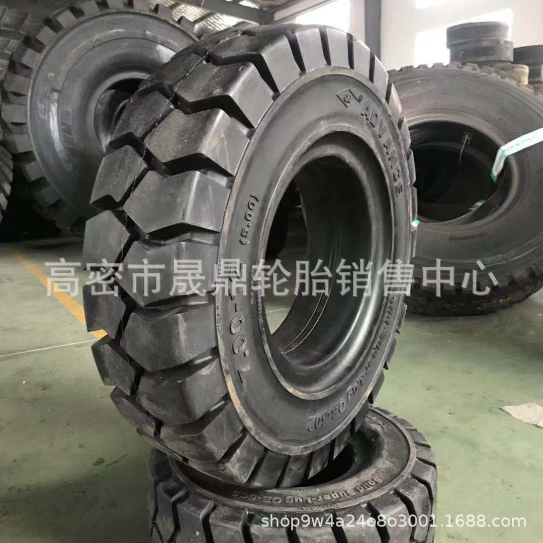 销售工程实心轮胎600-9 实心叉车轮胎 700-12