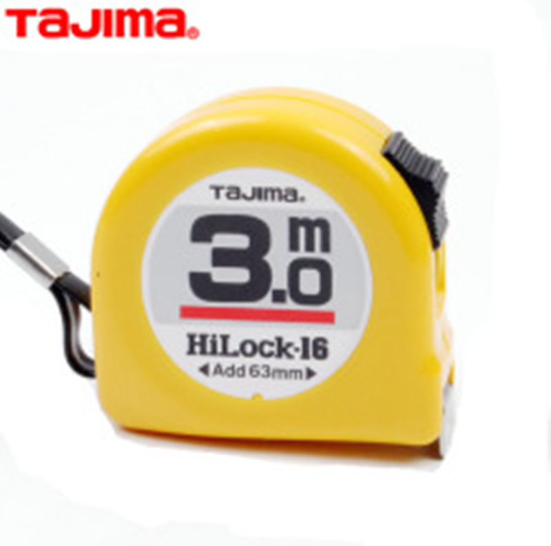 江西代理批发tajima田岛双面尺带涂膜钢卷尺L16-30代理3米16mm宽