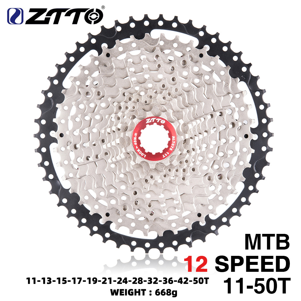 Volante de bicicleta de montaña ZTTO 8910 11 12 velocidades 36 40 42 46 50 52T engranaje de cambio de tarjeta