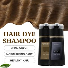 シャンプー染剤はシャンプークリームを素早く塗って、カラークリームHair Dye Shampooを洗う