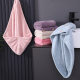 Double-layer hair drying cap for women super absorbent quick-drying thickened hair drying towel headscarf coral velvet pineapple Plaid shower cap