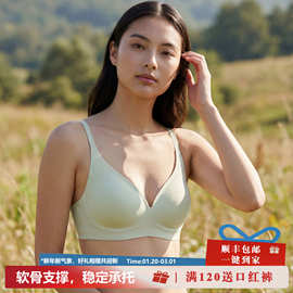 品牌同款胸衣防下垂无钢圈无痕聚拢女士高级感汕头内衣固定杯胸垫