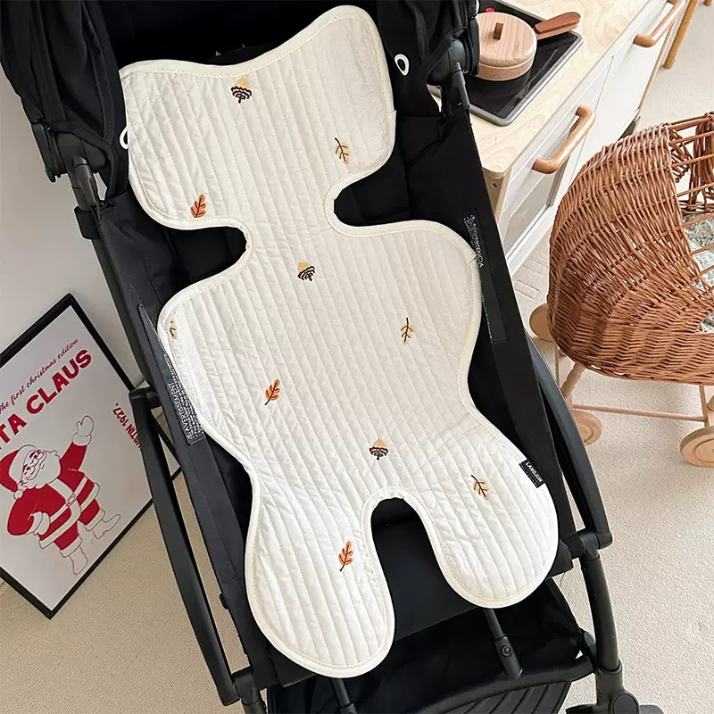 婴儿推车垫子夏季坐垫通用透气四季宝宝餐椅安全座椅垫推车凉席