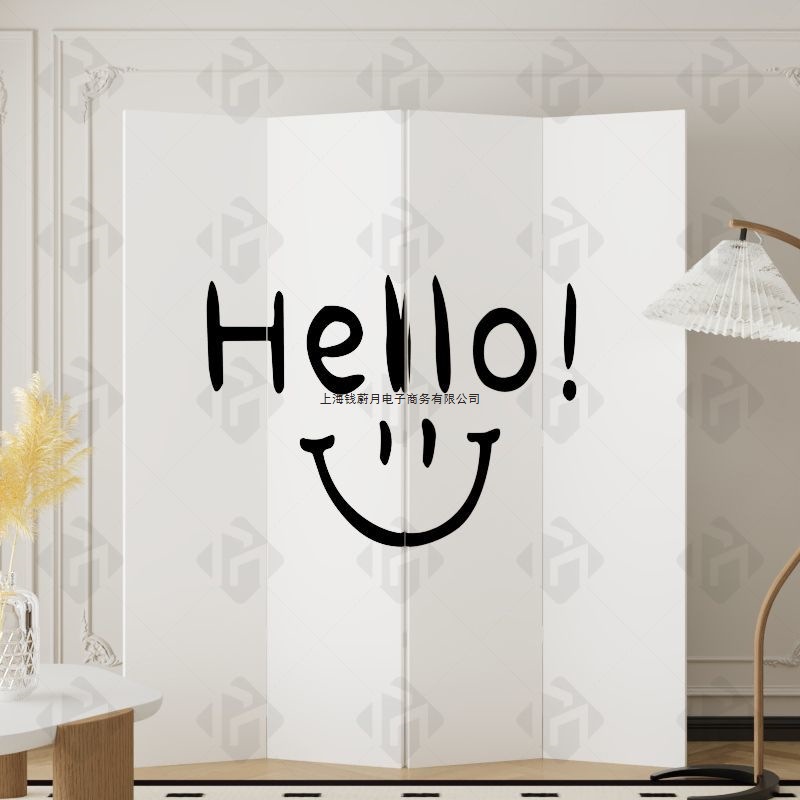 Modern Simple Partition Living Room Foldable Mobile Baffle Home Room Blocking French Screen Folding Screen New Style