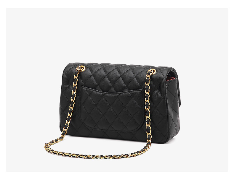 Caviar Lingge 2024 Nuova borsa a tracolla versatile a tracolla di grande capacità con catena alla moda_voghion.com