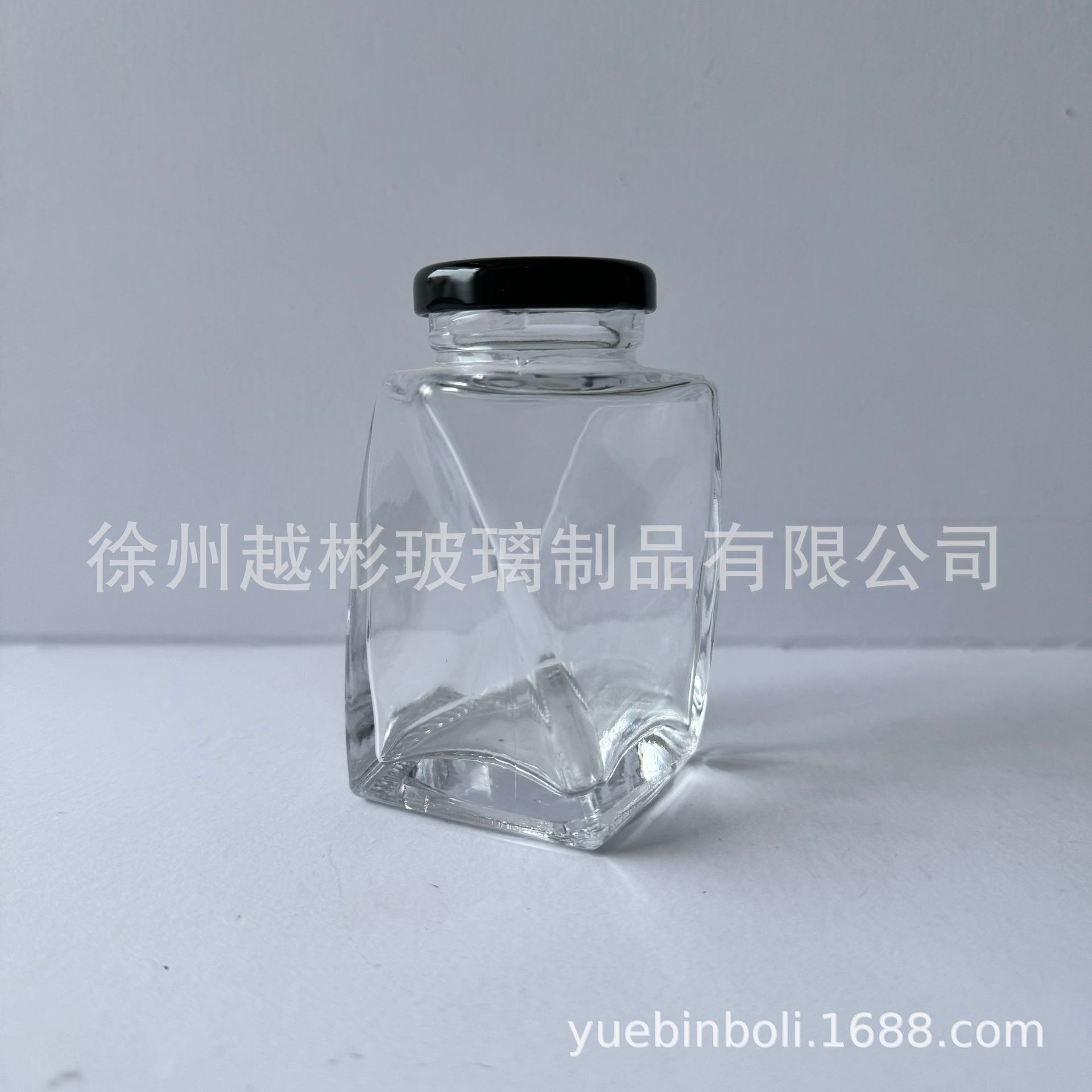150ml新款扭身加厚玻璃蜂蜜瓶即时燕窝密封200g分装喜秋梨膏滋瓶