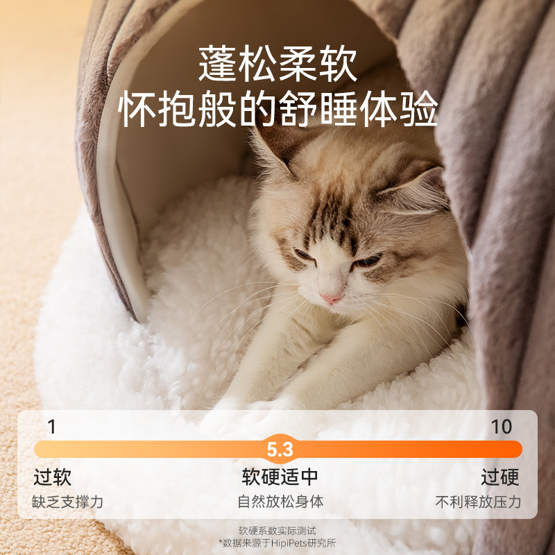 Otoño e Invierno gato Ártico nieve casa Nido de gato caliente engrosada Calabaza Nido perro cerrado a prueba de viento Casa de Mascotas nido