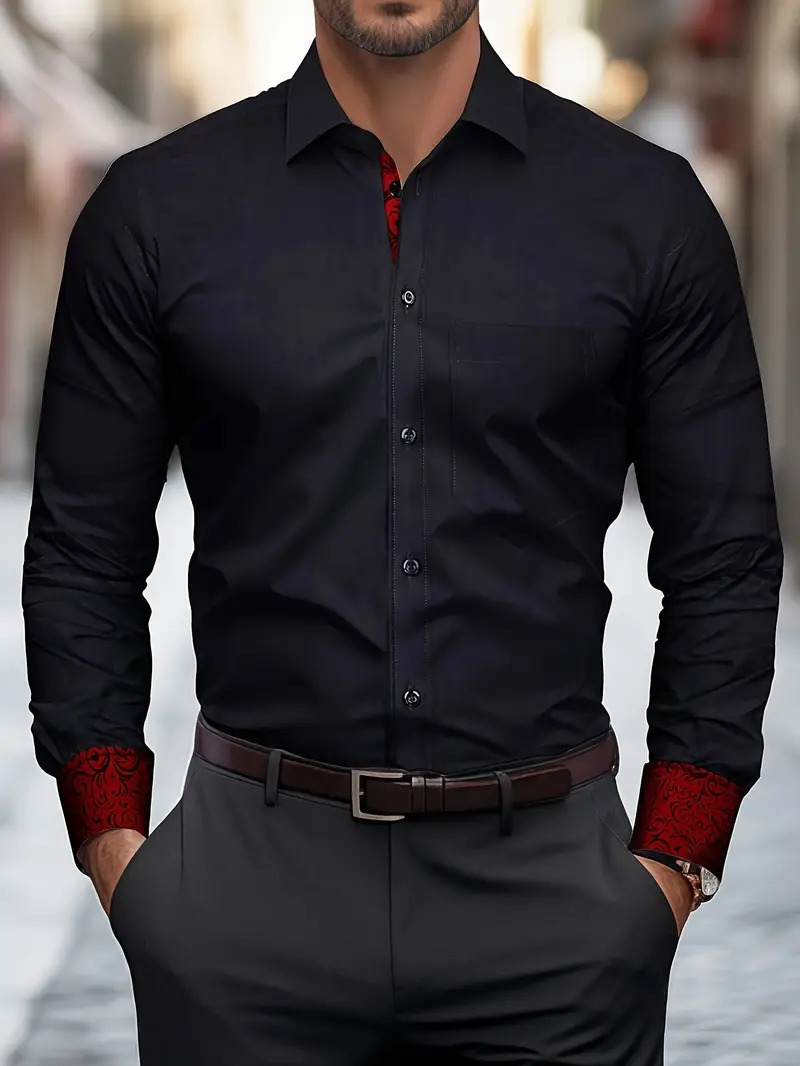 2024 verano personalidad hermosa nueva moda suelta y transpirable bolsillo camisa de manga larga para hombre MB12