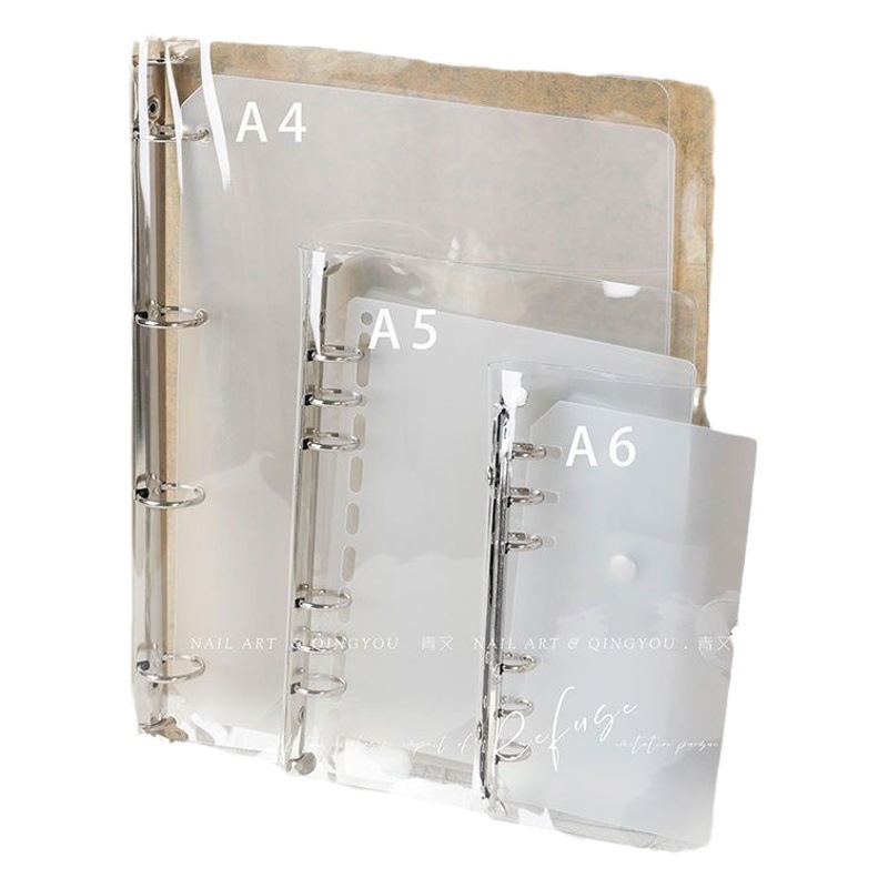 Tablero de Arte de uñas libro de almacenamiento transparente esmerilado tienda pantalla multifuncional acrílico de hojas sueltas tablero portátil desgaste de uñas