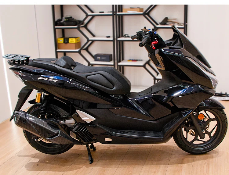 Suitable for 21-26 Honda Pcx160/125 Motorcycle Modified Seat Cushion with Soft and Comfortable Seat Bag and Lumbar Support Seat Cushion