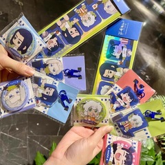 罗小黑战记电影周边超萌吧唧可爱冰箱贴创意透卡高颜值票根镭射票
