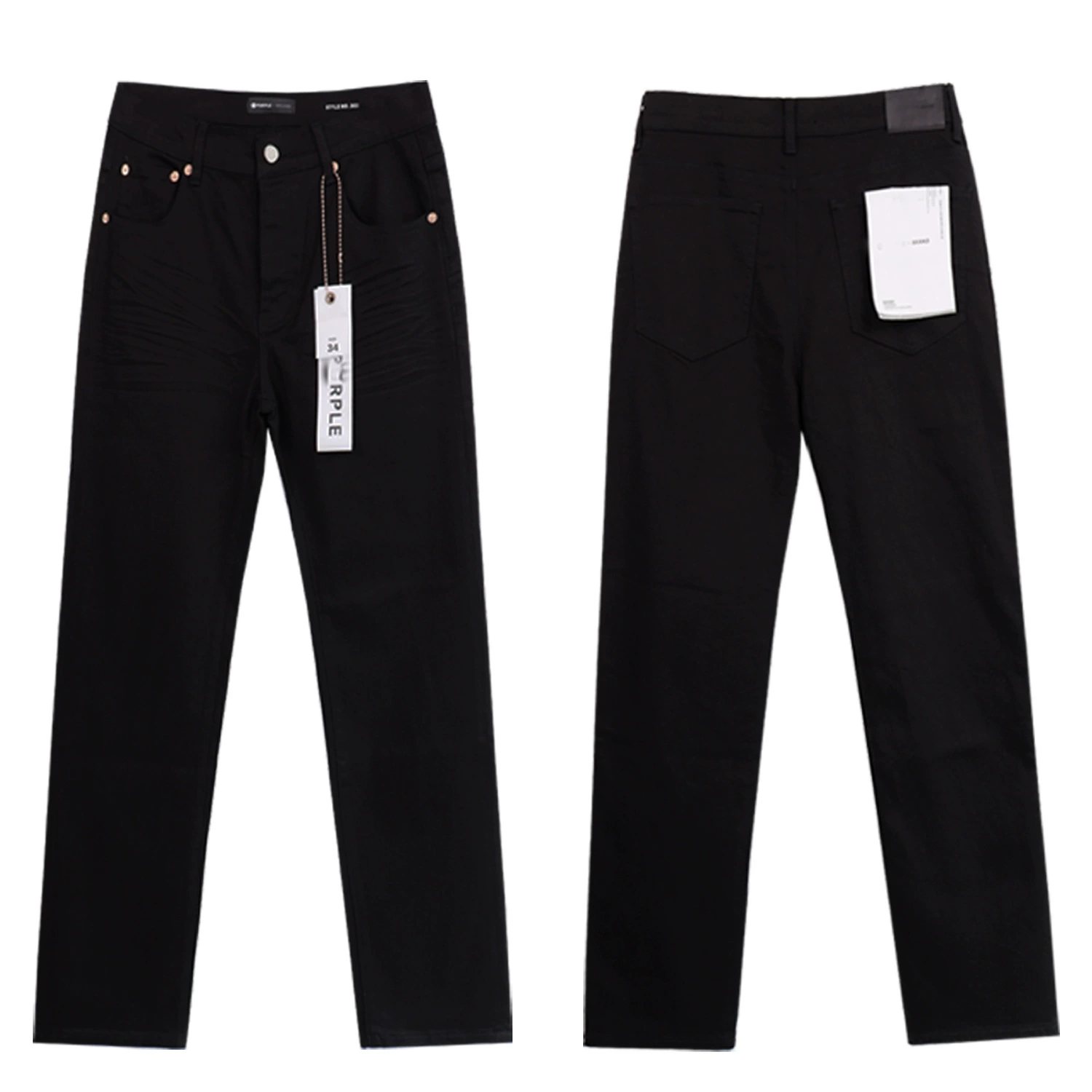 Осенние и зимние американские purple brand джинсы мужские европейские и американские черные высокие улицы