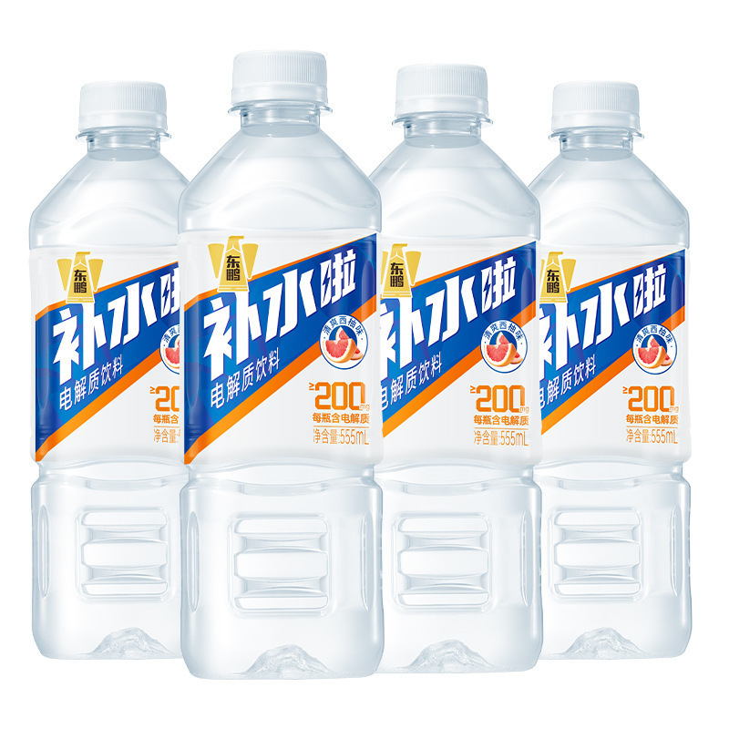 东鹏补水啦电解质水555ml柠檬味0糖0脂0卡健身电解质饮料整箱|undefined